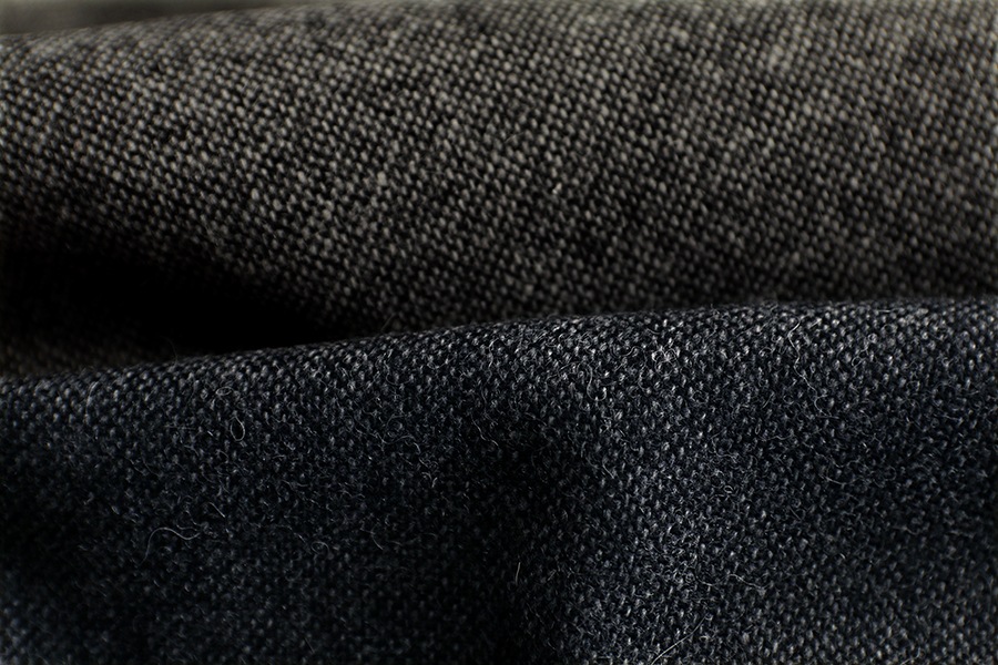 【反物販売】ワイド幅 先染め ウールツイード 10番手 【毛 生地 無地】