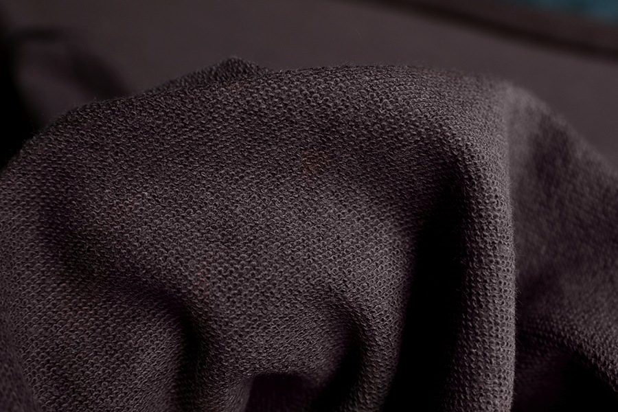 【反物販売】40/20ミニ裏毛ニット 【コットン(綿) 生地 無地 ニット 生地】