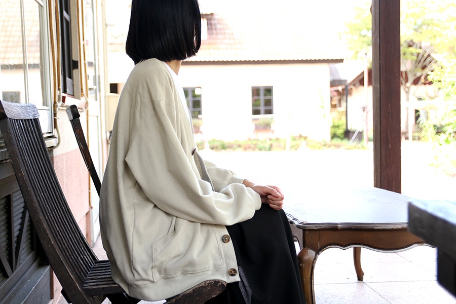 【反物販売】40/20ミニ裏毛ニット 【コットン(綿) 生地 無地 ニット 生地】