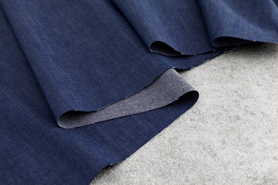 【反物販売】岡山の児島 6オンス くったりソフトデニム 【コットン(綿) 生地 無地】