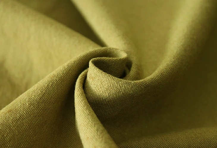 洗いをかけた 綿リネンウール 【コットン 毛 生地 無地】