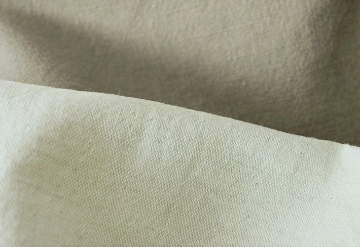 洗いをかけた 綿リネンウール 【コットン 毛 生地 無地】