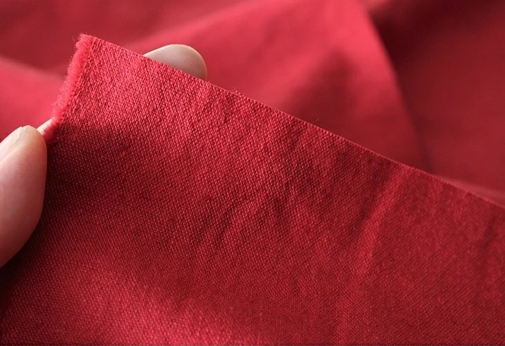 洗いをかけた 綿リネンウール 【コットン 毛 生地 無地】
