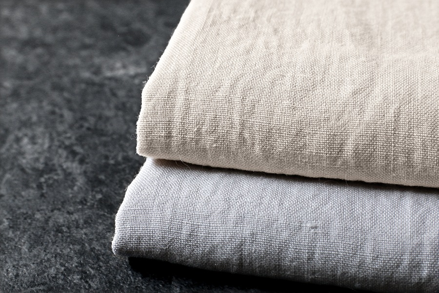 【生地サンプル】【2026年 SS特別企画】ラミーリネンポプリン「ルミエール / Lumiere」【麻 生地 無地】