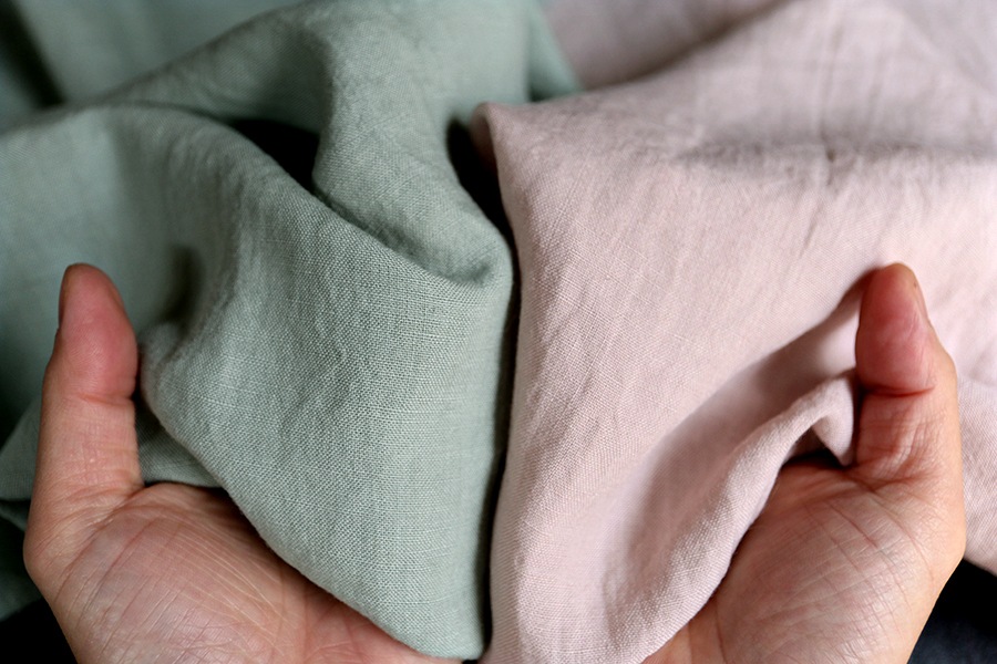 【生地サンプル】【2026年 SS特別企画】ラミーリネンポプリン「ルミエール / Lumiere」【麻 生地 無地】