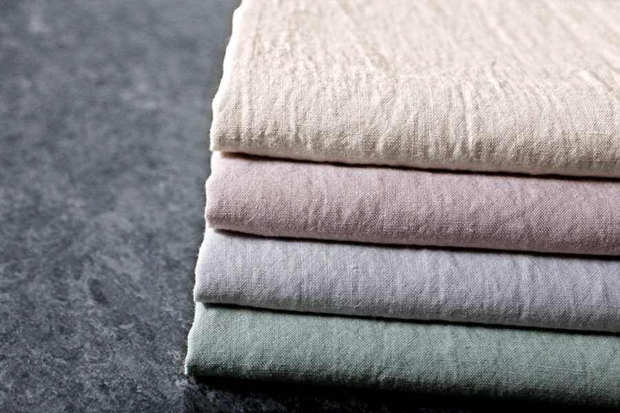 【生地サンプル】【2026年 SS特別企画】ラミーリネンポプリン「ルミエール / Lumiere」【麻 生地 無地】