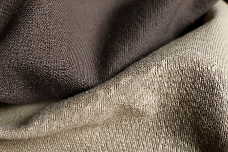 ワイド幅 コットンウールツイル ウォッシャブル 【毛 生地 ストール】