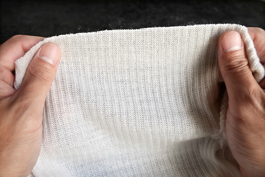 【生地サンプル】ワイド幅 ウール フレアリブニット 1/26番手【毛 無地 生地】