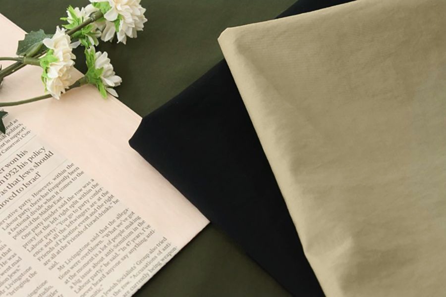 撥水 スパンライク ナイロンワッシャー 【生地 無地 バッグ レインコート】