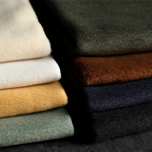 【反物販売】サステナブル レーヨン メルトンフリース 【ニット 生地 無地】