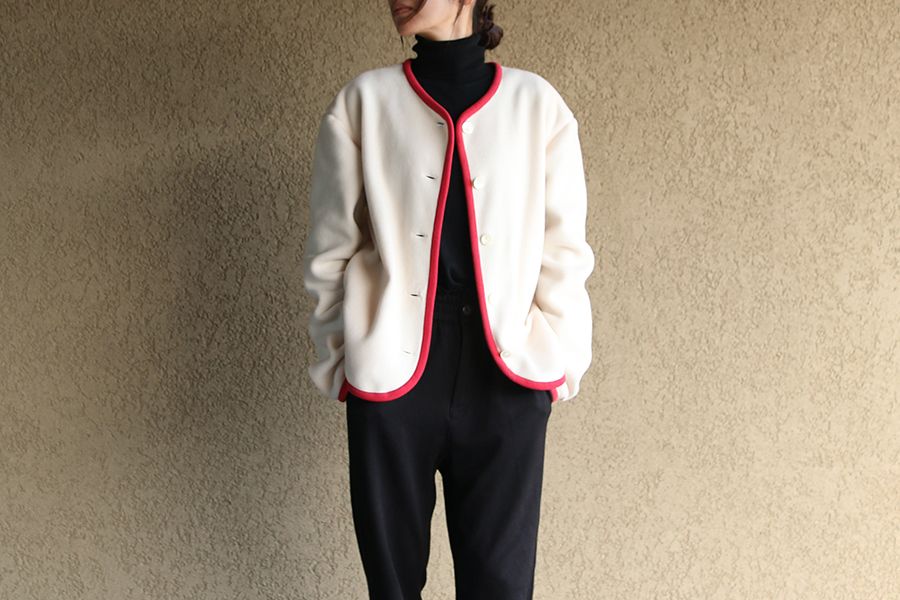 【反物販売】サステナブル レーヨン メルトンフリース 【ニット 生地 無地】