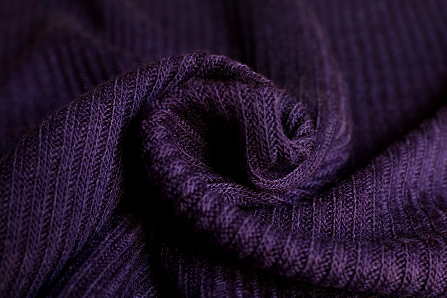 【反物販売】ワイド幅 ウール フレアリブニット 1/26番手【毛 無地 生地】