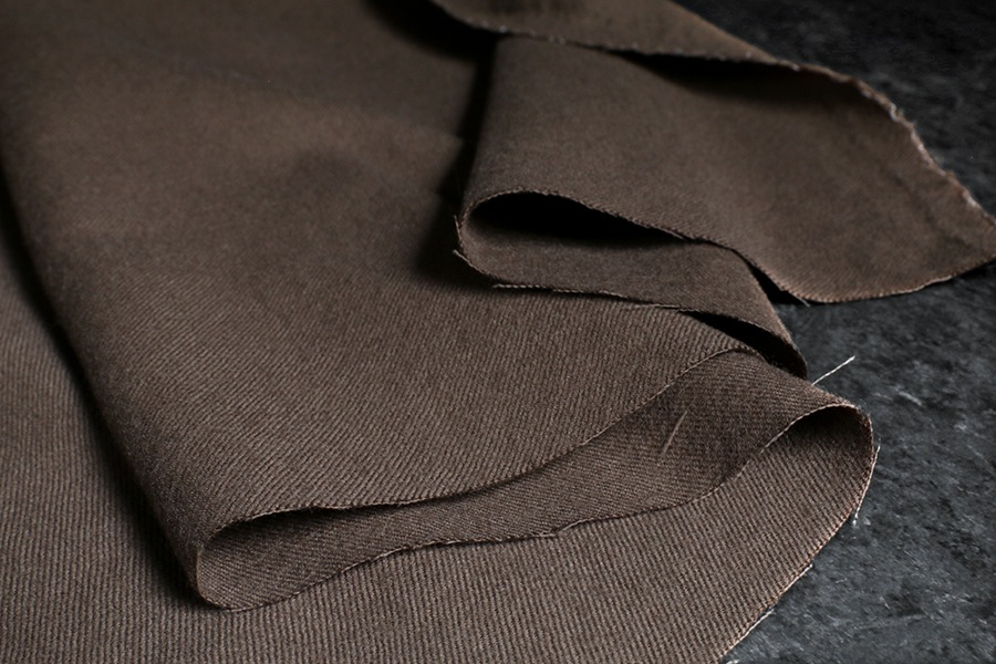 【生地サンプル】ワイド幅 コットンウールツイル ウォッシャブル 【毛 生地 ストール】