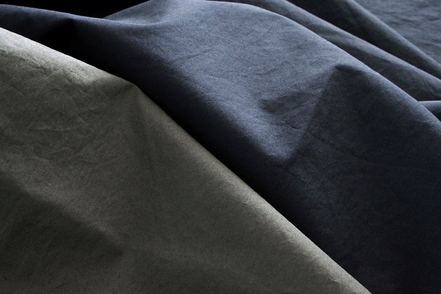 ワイド幅 洗いをかけた 80/1番手 超高密度タイプライター sc加工 【コットン(綿) 生地 無地】