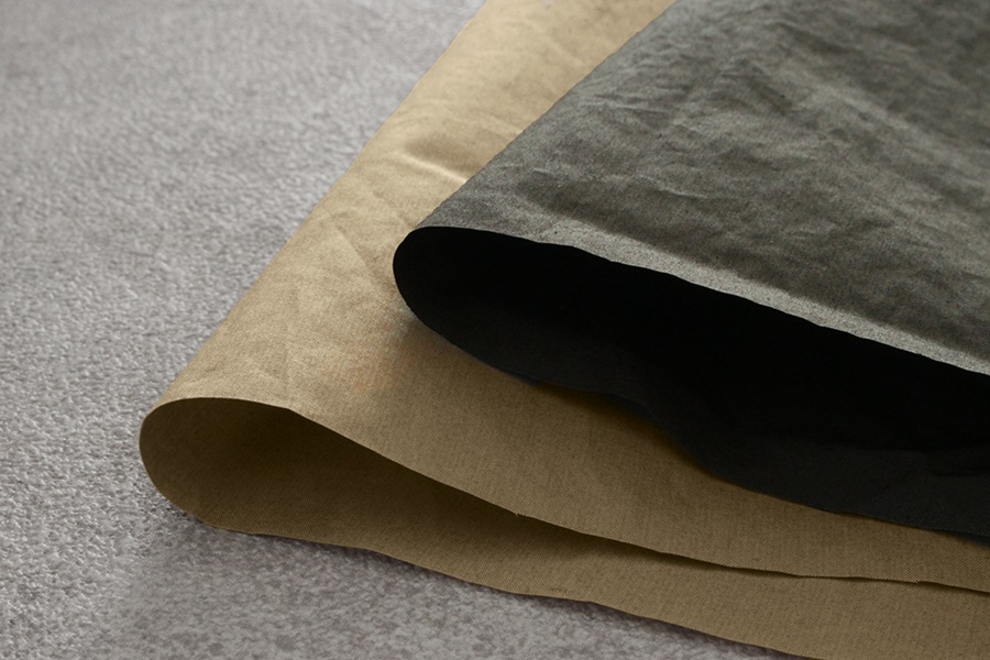 ワイド幅 洗いをかけた 80/1番手 超高密度タイプライター sc加工 【コットン(綿) 生地 無地】