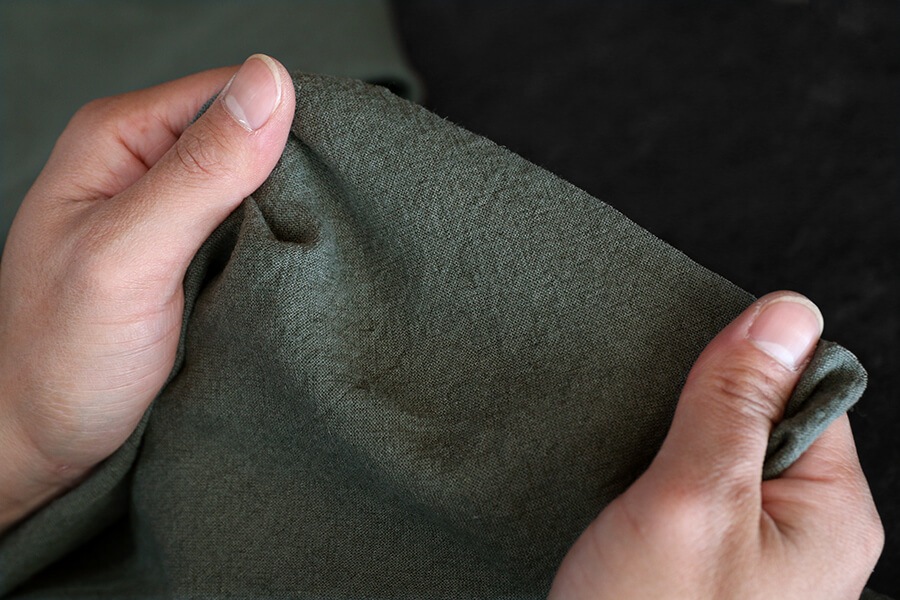 【反物販売】洗いをかけた ベルギーリネン tpw加工 25番手 【麻 生地 無地】