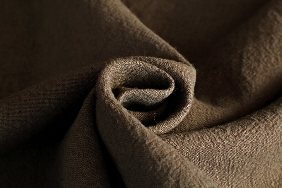 【反物販売】洗いをかけた ベルギーリネン tpw加工 25番手 【麻 生地 無地】