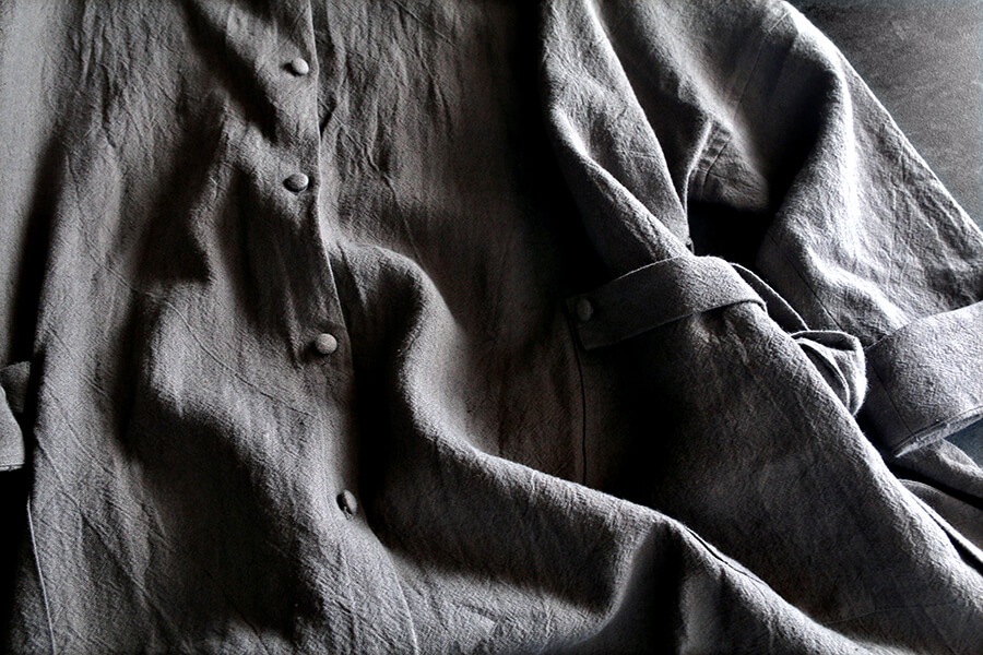 【反物販売】洗いをかけた ベルギーリネン tpw加工 25番手 【麻 生地 無地】