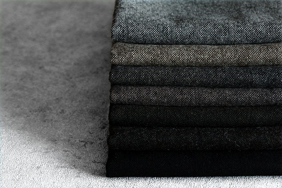 生地サンプル】ワイド幅 先染め ウールツイード 10番手 【毛 生地 無地