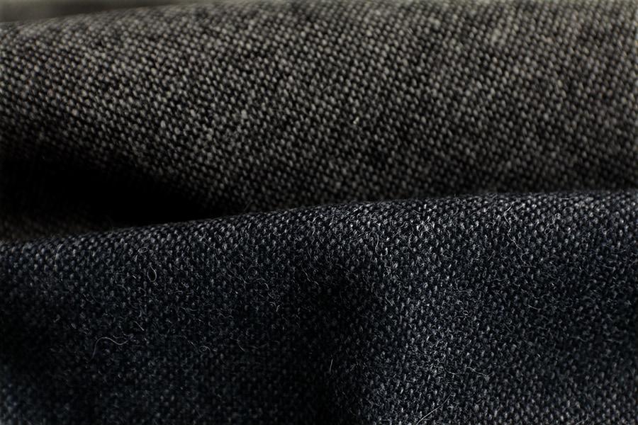 【生地サンプル】ワイド幅 先染め ウールツイード 10番手 【毛 生地 無地】