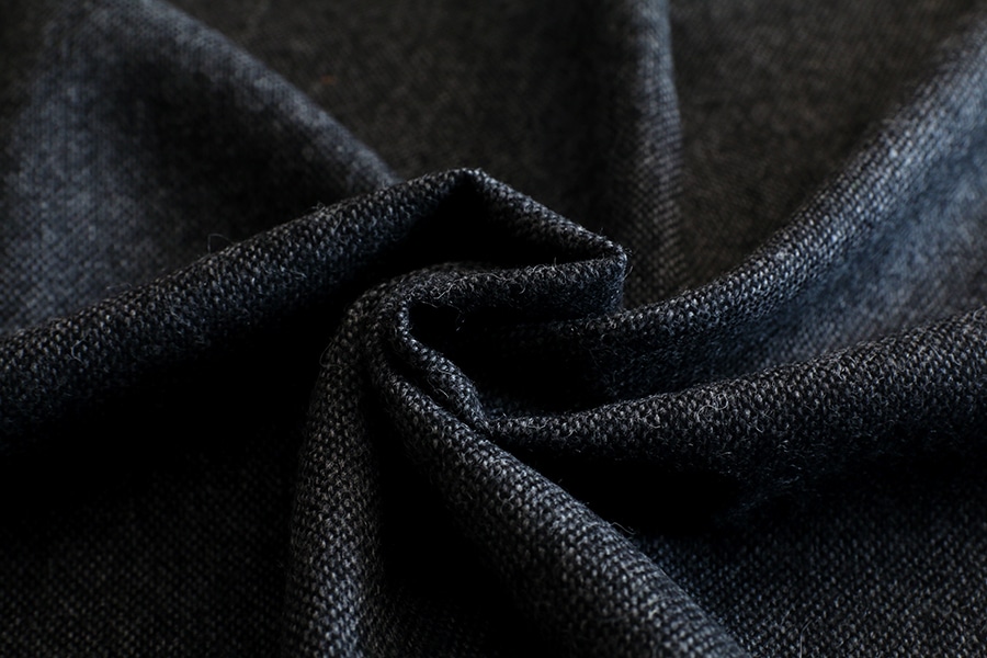 【生地サンプル】ワイド幅 先染め ウールツイード 10番手 【毛 生地 無地】