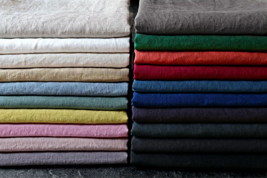 【反物販売】洗いをかけた フレンチリネン odw加工 40番手 【麻 生地 無地】