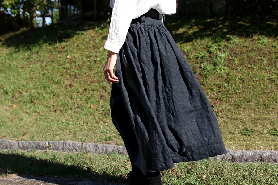 【反物販売】洗いをかけた フレンチリネン odw加工 40番手 【麻 生地 無地】