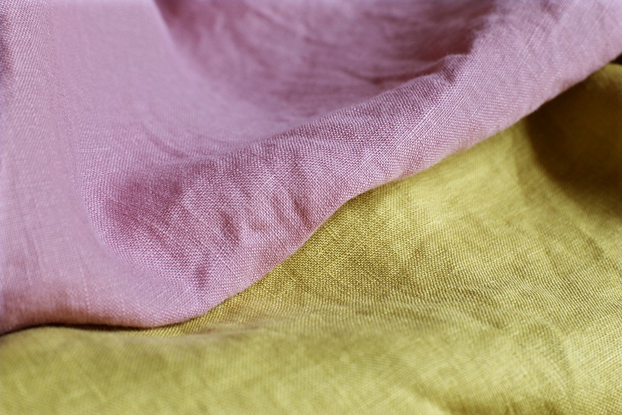 【反物販売】洗いをかけた フレンチリネン odw加工 40番手 【麻 生地 無地】