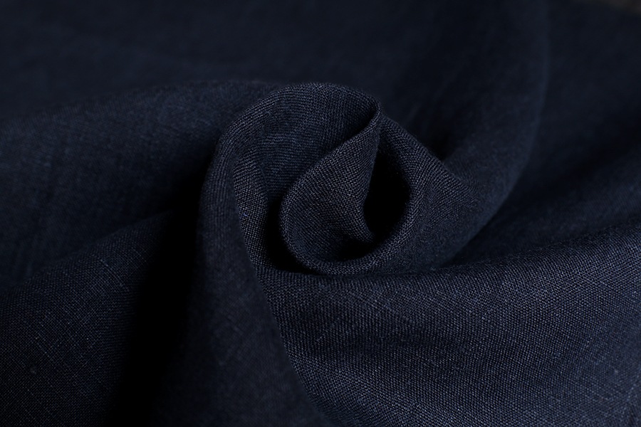 【反物販売】ワイド幅 フレンチリネンポプリン 40番手 【麻 生地 無地】