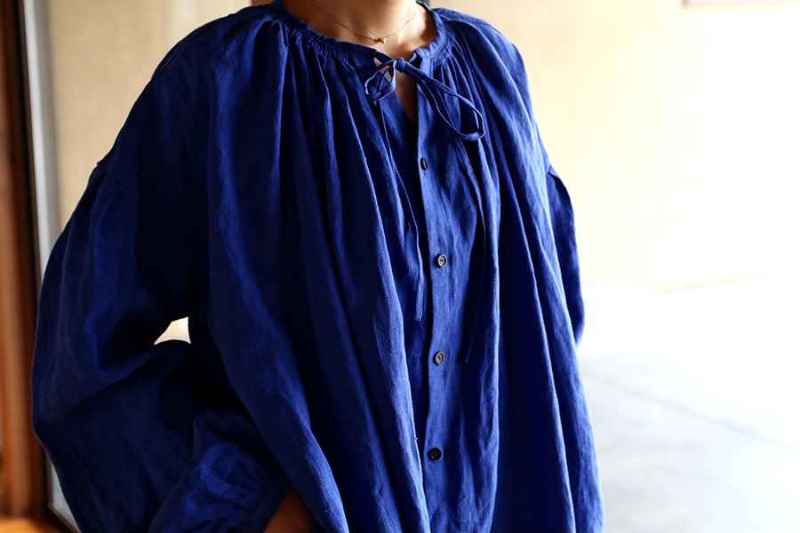 【反物販売】ワイド幅 フレンチリネンポプリン 40番手 【麻 生地 無地】