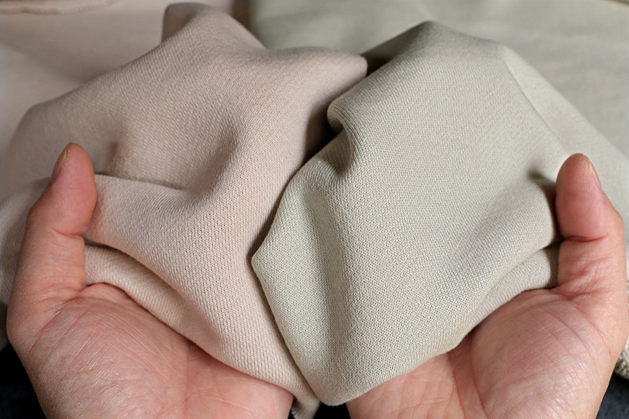 【反物販売】ヘビーウェイト 30/7裏毛ニット 【コットン(綿) 生地 無地 ニット 生地 厚手】