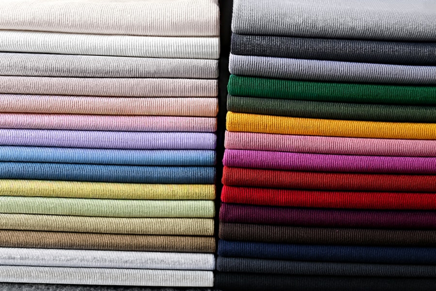 【反物販売】ヘビーウェイト 20/2フライス【コットン(綿) 生地 無地 ニット 生地 厚手】