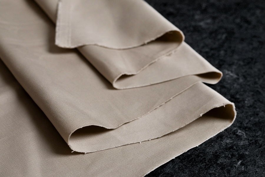 ワイド幅 美しいカツラギ 異番手 【コットン(綿) 生地 無地】