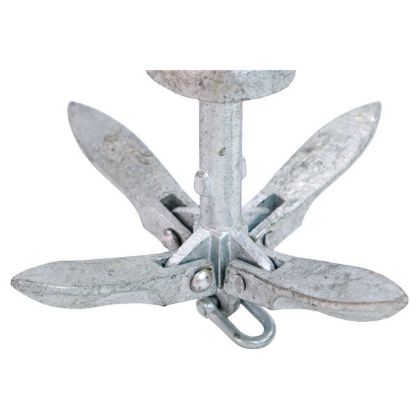 ホールディングアンカー 錨 0.7kg 亜鉛メッキ いかり イカリ 船 小型船舶 ボート カヤック SUP