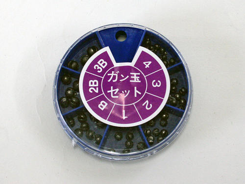 オモリ ガン玉セット 釣り 4・3・2・1・B・2B・3B KMY-1430 フィッシング