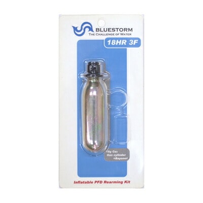 ライフジャケット 交換用ボンベキット18g 18HR3F-KIT 手動膨脹式 Halkey roberts社製 BSJ-2200対応 釣り 高階救命器具 ブルーストーム アクアビーチセール