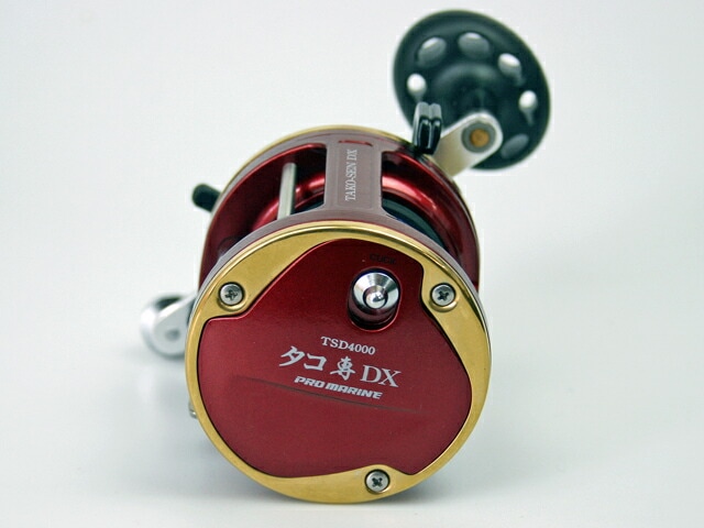 ベイトリール タコ専DX 釣り PEライン8号 約50m付 TSD4000 右巻きプロマリン アクアビーチセール