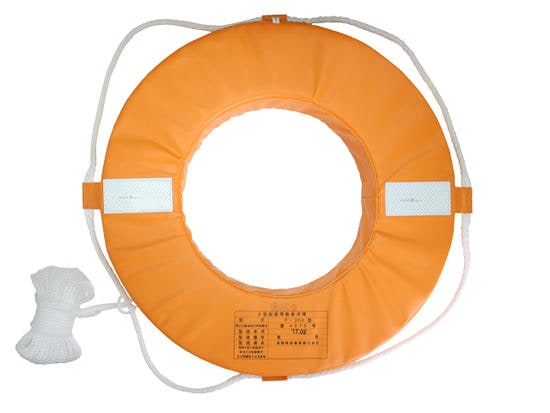 ライフジャケット 小型船舶用救命浮環 P-300型 釣り 15mロープ付 国土交通省認定品 第4075号 新基準品 高階救命器具 津波対策