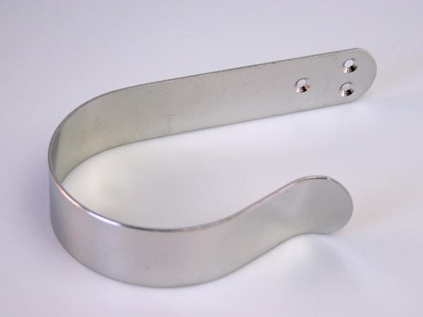 救命浮環用 ブラケット 3点ホルダー J字型 ステンレス製 直径8cmまで対応