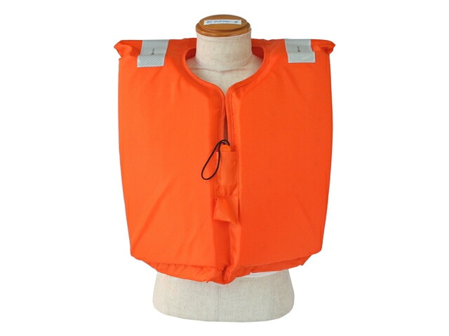 ライフジャケット 小型船舶用救命胴衣 TK-17ARS オレンジ 釣り 首掛けタイプ 船舶検査対応 国交省認定品 タイプA 検定品 桜マーク付 高階救命器具 取り寄せ商品 津波対策