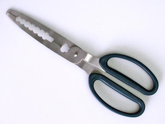 セフティーバサミ ダークブルー ステンレス 魚つかみ 釣り コーモラン