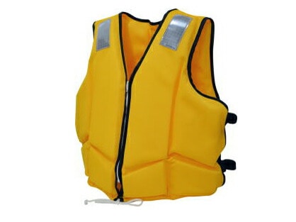 ライフジャケット 作業用救命衣 小型船舶用救命胴衣 NS-SL-V型 イエロー 釣り 背抜型 船舶検査対応 国交省認定品第3283号 タイプA 検定品 桜マーク付 取り寄せ商品 日本船具 津波対策