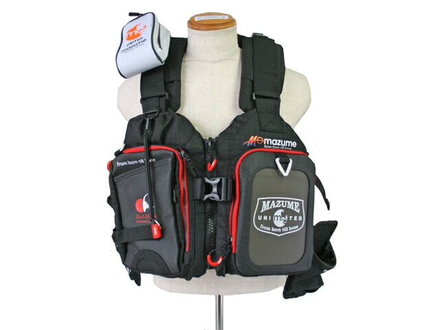 ライフジャケット フィッシング用フローティングベスト レッドムーンライフベスト ロックショアスペシャル MZLJ-309 釣り ブラック MAZUME マズメ