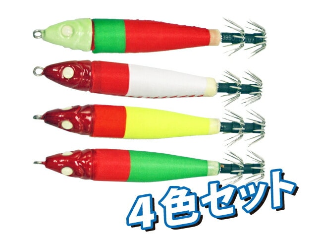 鉛スッテ 20号 4色セット イカメタル専用 イカ釣り 釣り KMY-1573