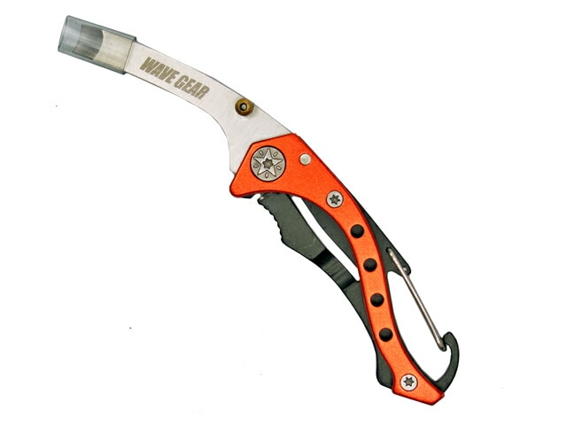 折り畳み式イカ締めツール 釣り エギングブレード オレンジ KP-276 スクイッドブレード WAVE GEAR