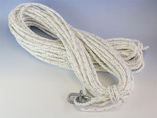 アンカーロープ8mmx40m 釣り 取り寄せ商品 クリアランス特価