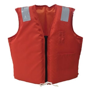 固型式ライフジャケット 桜マーク付 作業用救命衣 TK-12ARS オレンジ 釣り 高階救命器具 国交省認定品 タイプA 検定品 津波対策
