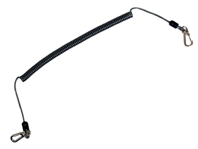 スパイラルロープL ANP717 釣り ロープ最大伸長約200cm クロスファクター