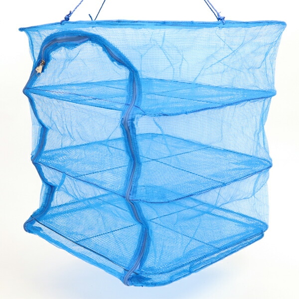 魚干し網 折り畳み式 釣り フィッシング 40×40×50cm KG-171