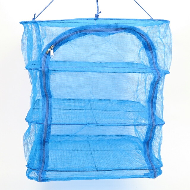 魚干し網 折り畳み式 釣り フィッシング 40×40×50cm KG-171